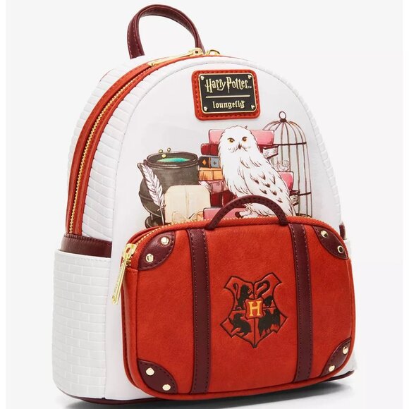 Loungefly Harry Potter Hedwig Suitcase Mini Backpack - BoxLunch Exclusive NWT main image 4